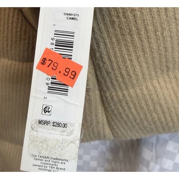 Tahari Women’s Size XL Beige Camel Puffer Jacket Sherpa Collar - Picture 5 of 7